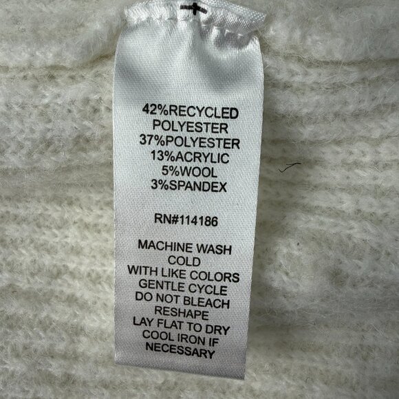 FRYE Salt Breeze Cream Fringe Tie-Waist Cardigan Sweater Medium - Picture 12 of 12